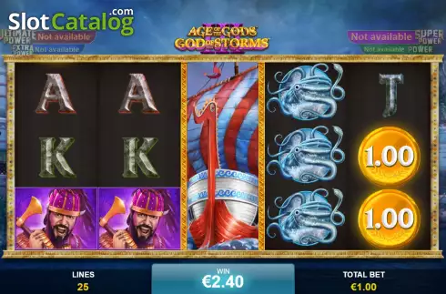 Οθόνη8. Age of the Gods: God of Storms 3 Κουλοχέρης