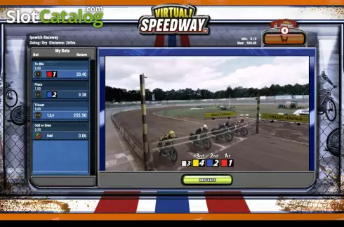 Οθόνη2. Virtual! Speedway (Playtech Vikings) Κουλοχέρης