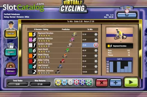 Οθόνη2. Virtual! Cycling (Playtech Vikings) Κουλοχέρης