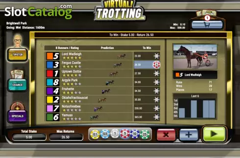 Οθόνη2. Virtual! Trotting (Playtech Vikings) Κουλοχέρης 