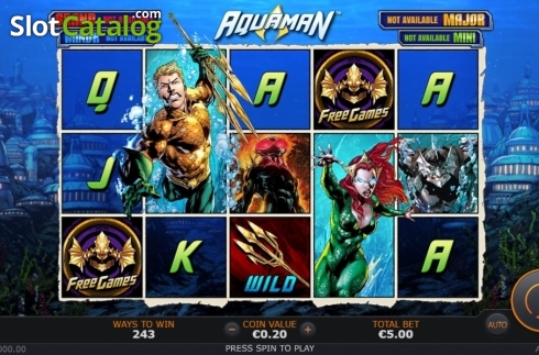 Οθόνη3. Aquaman Κουλοχέρης