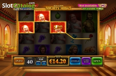 Οθόνη3. Age of the Gods: Mighty Midas Κουλοχέρης 