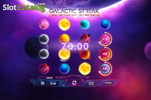 Οθόνη6. Galactic Streak Κουλοχέρης 