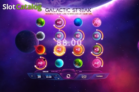 Οθόνη8. Galactic Streak Κουλοχέρης 