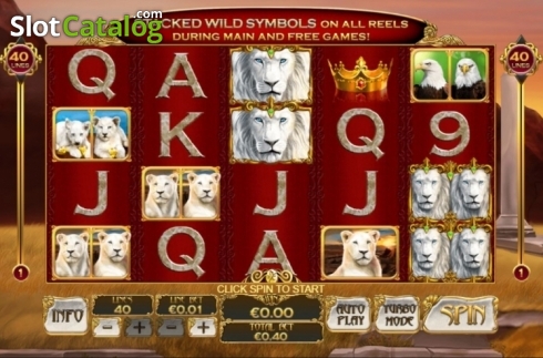 Οθόνη2. White King 2 Κουλοχέρης