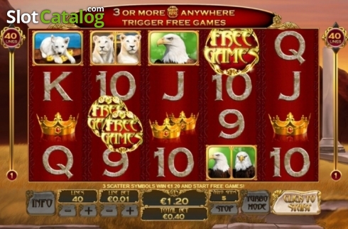 Οθόνη5. White King 2 Κουλοχέρης