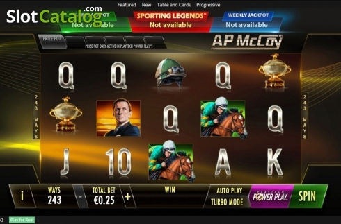 Οθόνη2. AP McCoy: Sporting Legends Κουλοχέρης