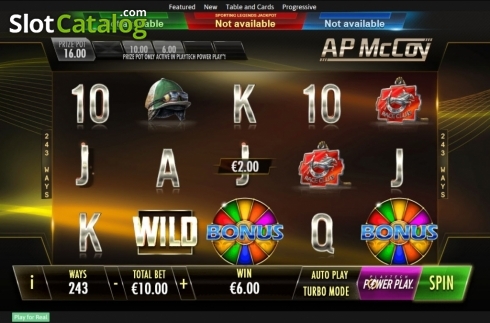 Οθόνη4. AP McCoy: Sporting Legends Κουλοχέρης