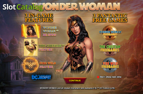 Οθόνη2. Wonder Woman (Playtech) Κουλοχέρης