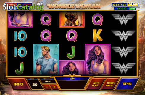 Οθόνη4. Wonder Woman (Playtech) Κουλοχέρης