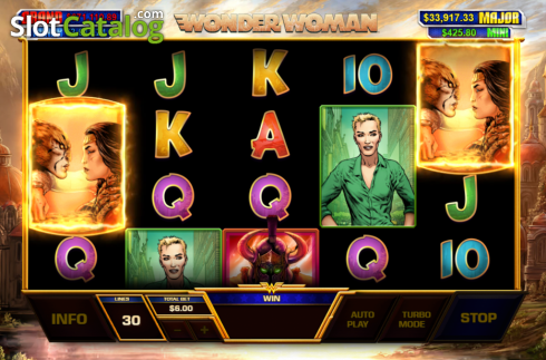 Οθόνη9. Wonder Woman (Playtech) Κουλοχέρης