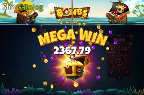 Οθόνη6. Bombs (Playtech) Κουλοχέρης 