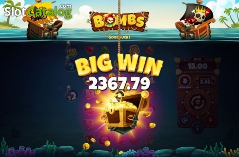 Οθόνη7. Bombs (Playtech) Κουλοχέρης 