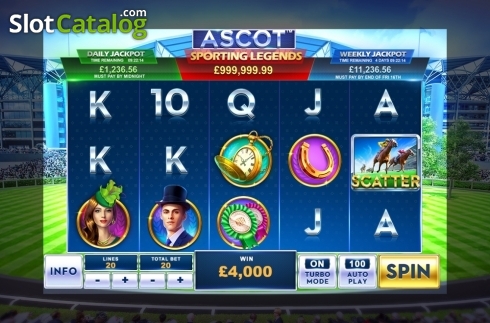 Οθόνη2. Ascot - Sporting Legends Κουλοχέρης