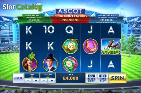 Οθόνη3. Ascot - Sporting Legends Κουλοχέρης