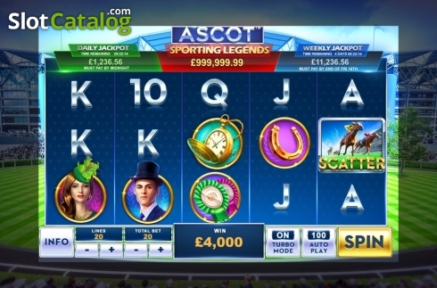 Οθόνη4. Ascot - Sporting Legends Κουλοχέρης