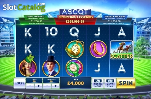 Οθόνη5. Ascot - Sporting Legends Κουλοχέρης