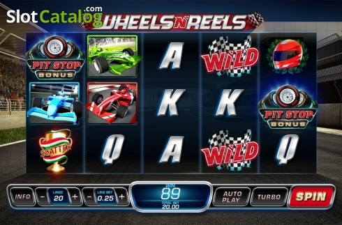 Οθόνη2. Wheels N' Reels Κουλοχέρης