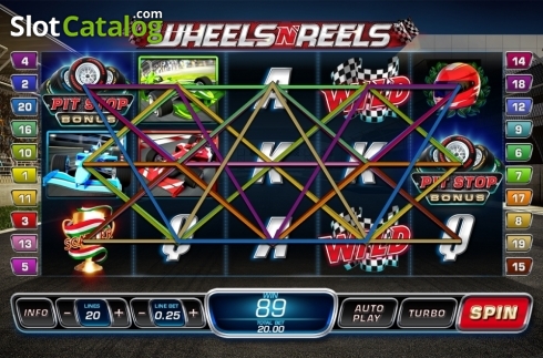 Οθόνη3. Wheels N' Reels Κουλοχέρης