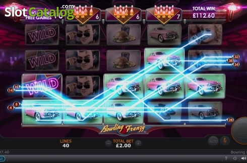 Οθόνη8. Bowling Frenzy Κουλοχέρης 
