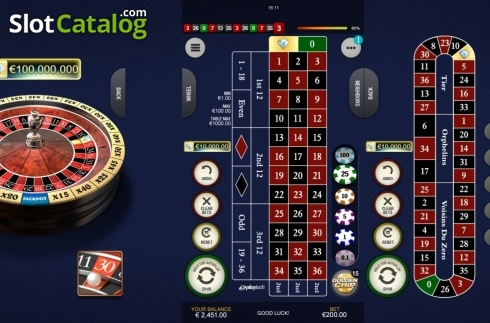 Οθόνη2. Diamond Bet Roulette Κουλοχέρης