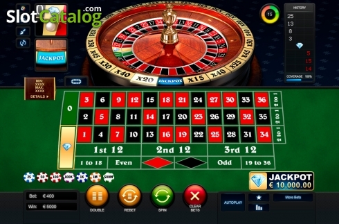 Οθόνη5. Diamond Bet Roulette Κουλοχέρης