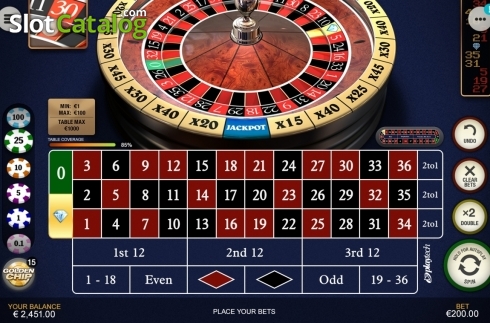 Οθόνη7. Diamond Bet Roulette Κουλοχέρης