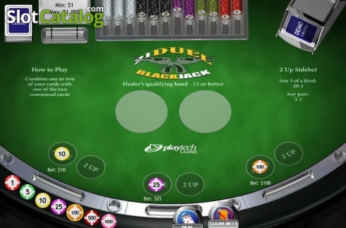 Οθόνη2. 21 Duel Blackjack Κουλοχέρης