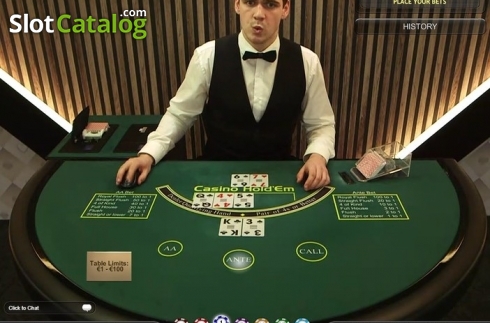 Οθόνη2. Casino Hold'em Live (Playtech) Κουλοχέρης