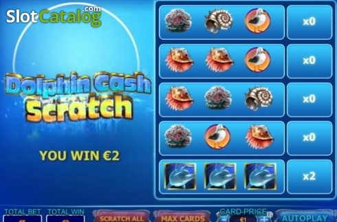 Οθόνη3. Dolphin Cash Scratch Κουλοχέρης 