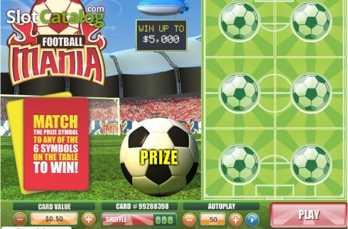 Οθόνη2. Football Mania Scratch Κουλοχέρης