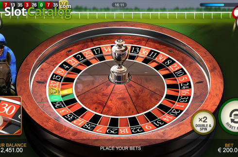 Οθόνη4. Frankie Dettori's Jackpot Roulette Κουλοχέρης