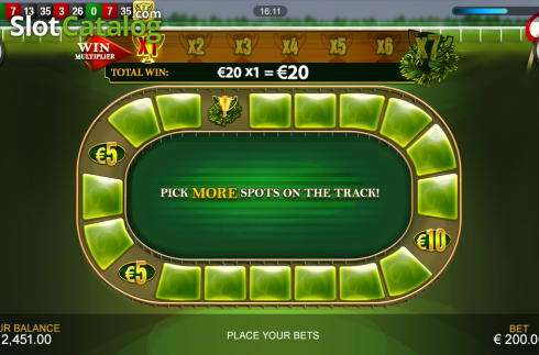 Οθόνη7. Frankie Dettori's Jackpot Roulette Κουλοχέρης