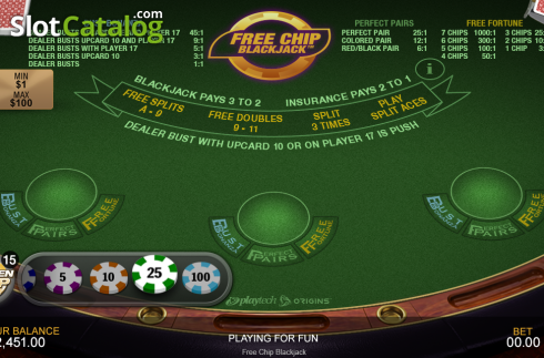 Οθόνη5. Free Chip Blackjack Κουλοχέρης