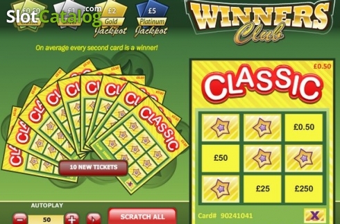 Οθόνη2. Winner's Club Scratch Κουλοχέρης