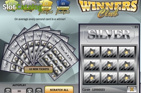 Οθόνη3. Winner's Club Scratch Κουλοχέρης