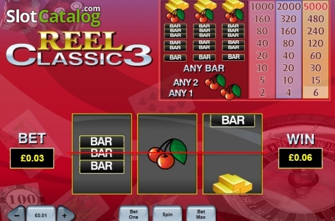 Οθόνη3. Reel Classic 3 Κουλοχέρης