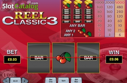 Οθόνη4. Reel Classic 3 Κουλοχέρης