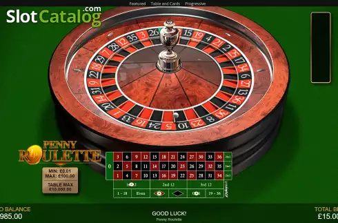 Οθόνη4. Penny Roulette Κουλοχέρης