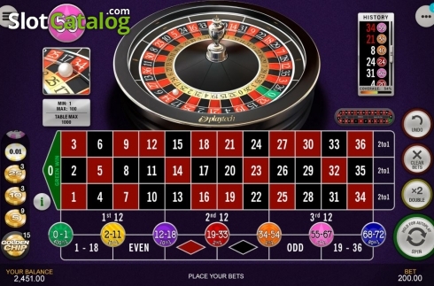 Οθόνη6. Spread Bet Roulette Κουλοχέρης