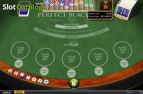 Οθόνη2. Perfect Blackjack (Playtech) Κουλοχέρης
