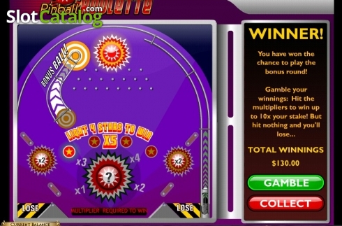 Οθόνη2. Pinball Roulette Κουλοχέρης
