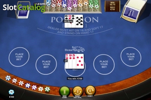 Οθόνη3. Pontoon (Playtech) Κουλοχέρης