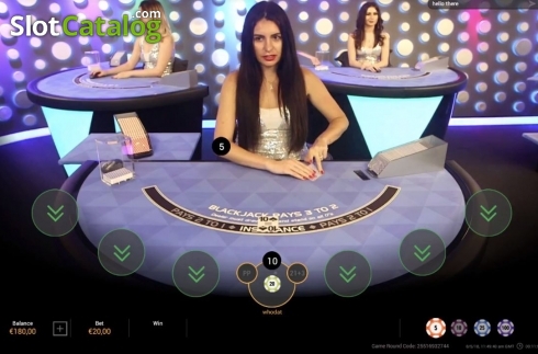 Οθόνη2. Soho Blackjack Live Κουλοχέρης