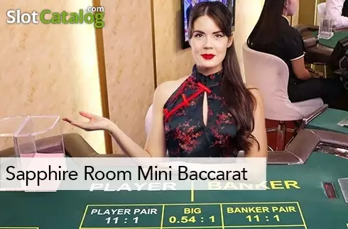 Sapphire Room Mini Baccarat Live Λογότυπο Sapphire Room Mini Baccarat Live Λογότυπο