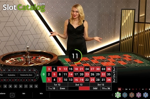 Οθόνη2. French Roulette Live (Playtech) Κουλοχέρης