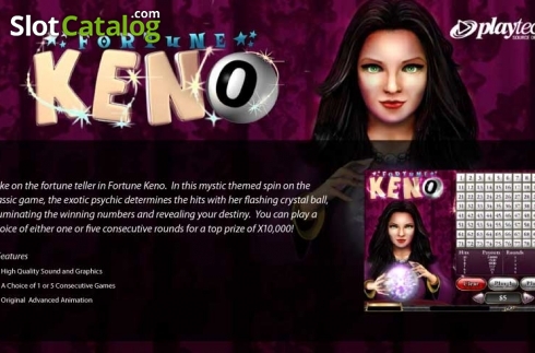 Οθόνη2. Keno (Playtech) Κουλοχέρης