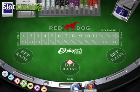 Οθόνη2. Red Dog (Playtech) Κουλοχέρης 