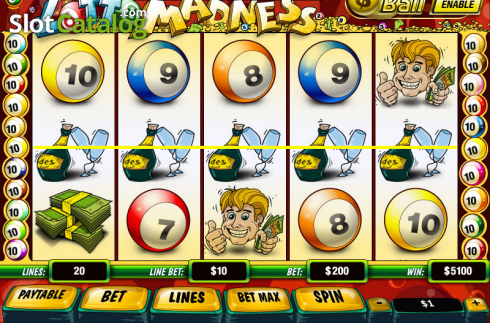 Οθόνη4. Lotto Madness (Playtech) Κουλοχέρης