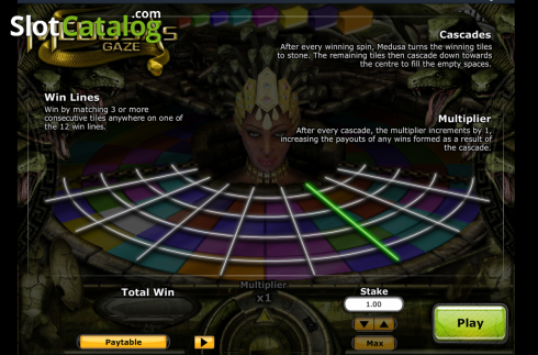 Οθόνη4. Medusa's Gaze (Playtech) Κουλοχέρης 